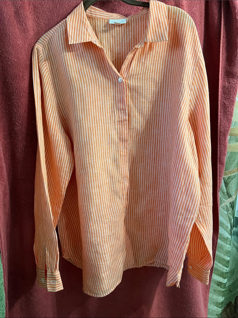 J Jill Linen Button Up Shirt
